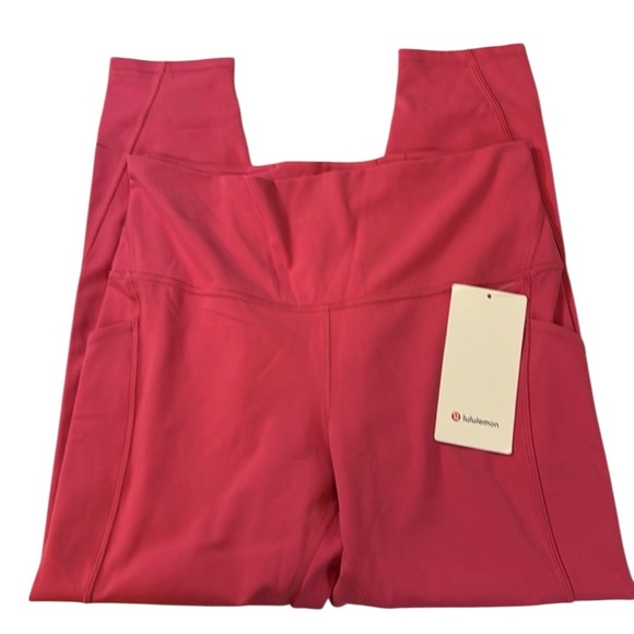 Lululemon Align High-Rise Pant 25” Pockets in Raspberry Coulis - Picture 3 of 10